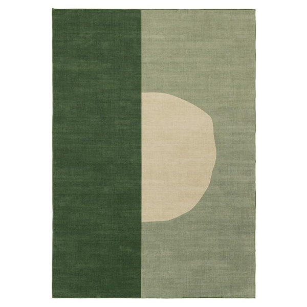 Loopsie Barrio Green and Cream Washable Rug 330cm x 240cm