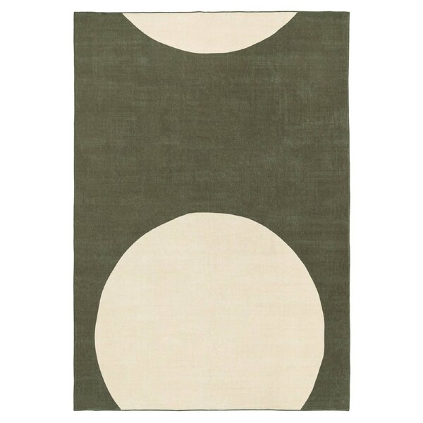 Loopsie Torres Printed Forest Green Washable Rug 370cm x 270cm