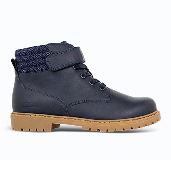 Clarks Kids Ranger Junior Navy Standard Fit EU Kid's 24