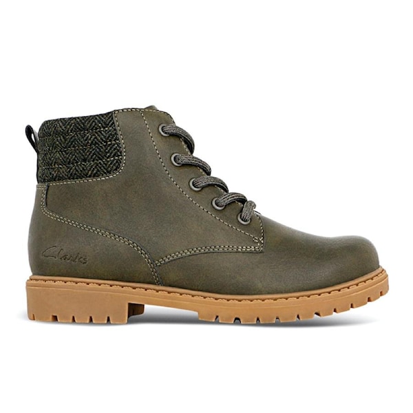 Clarks Kids Ranger II Olive Standard Fit EU Kid's 27