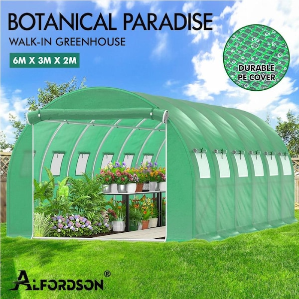 ALFORDSON Greenhouse Dome Shed Walk-in Tunnel Plant Garden 3.5x2x2m