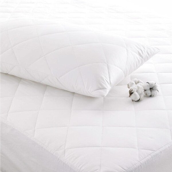 100% Cotton Fill & Cover Mattress Protector - Fully Fitted Super King