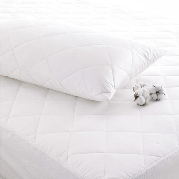 100% Cotton Fill & Cover Mattress Protector - Fully Fitted Long Single