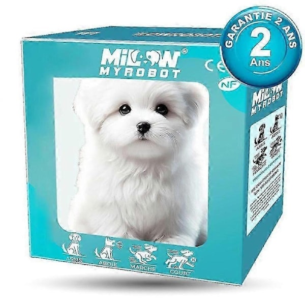 My Realistic Robot Puppy Electronic Interactive Pet Dog Toy Cute Gifts for Girl Kids White