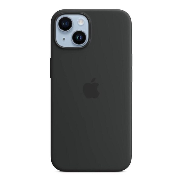 Apple iPhone 14 Plus Leather Case w/ MagSafe - Midnight Black