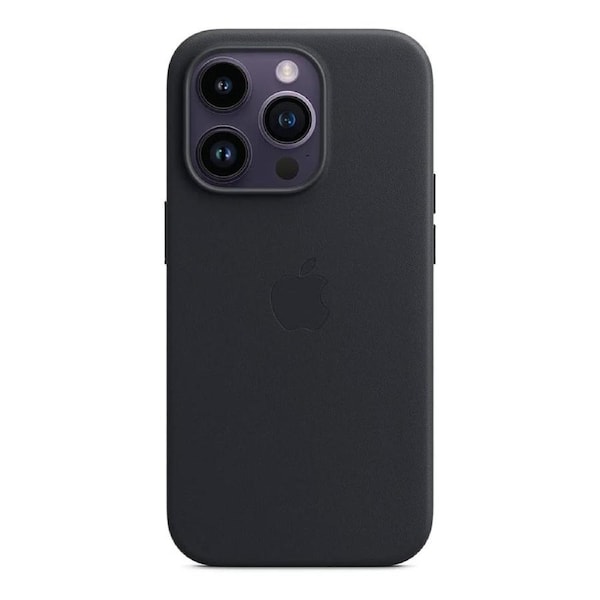Apple iPhone 14 Pro Max Leather Case with MagSafe - Midnight Black