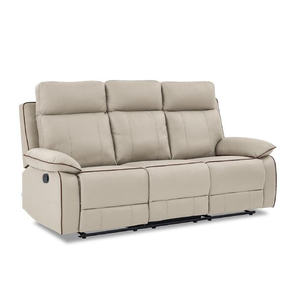 Foret 3-Seater Sofa Lounge Convertible Couch Furniture Ottoman Chaise Recliner Greige