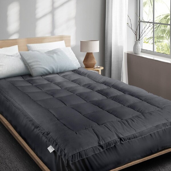 Bedra Bamboo Charcoal Mattress Topper All Size Single