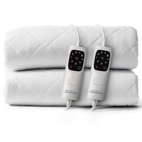 Sunbeam BLQ6481 Sleep Perfect Antibacterial Electric Blanket Super King White