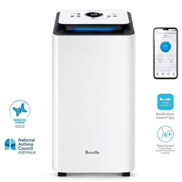 Breville LAD208WHT2IAN1 the Smart Dry Connect Dehumidifier White
