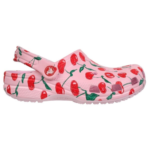 Crocs Unisex Classic Fresh Fruits Clogs Pink Milk US M7/W9