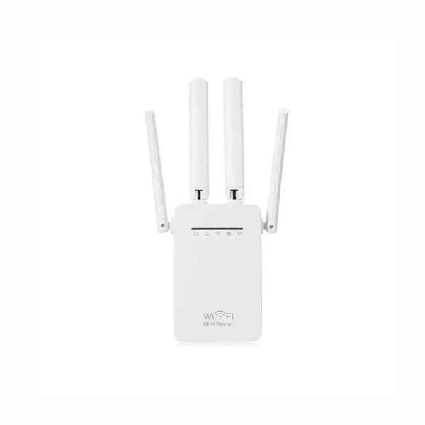 1200Mbps Wireless WiFi Extender Repeater Router Range Signal Booster White