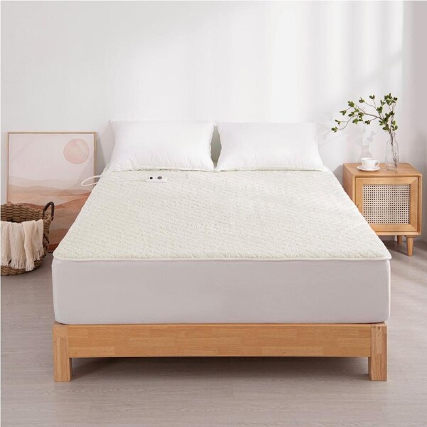 Dreamaker Pinsonic Sherpa Fleece Electric Blanket (Single, King Single, Double, Queen, King) Single