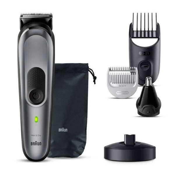 Braun Series 7 10-in-1 All-in-One Waterproof Style Kit w/ Charging Stand MGK7420 Black