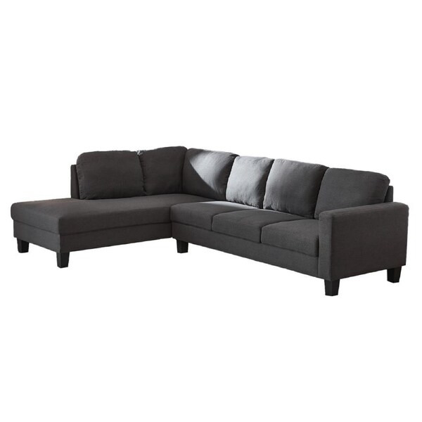 Evelyn 5 Seater L-Shaped Sofa with Chaise On Right