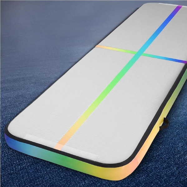 Everfit 3/4/5M Air Track Mat Gymnastics Tumbling Exercise Inflatable Pump 4Model 3 x 1 x 0.1m