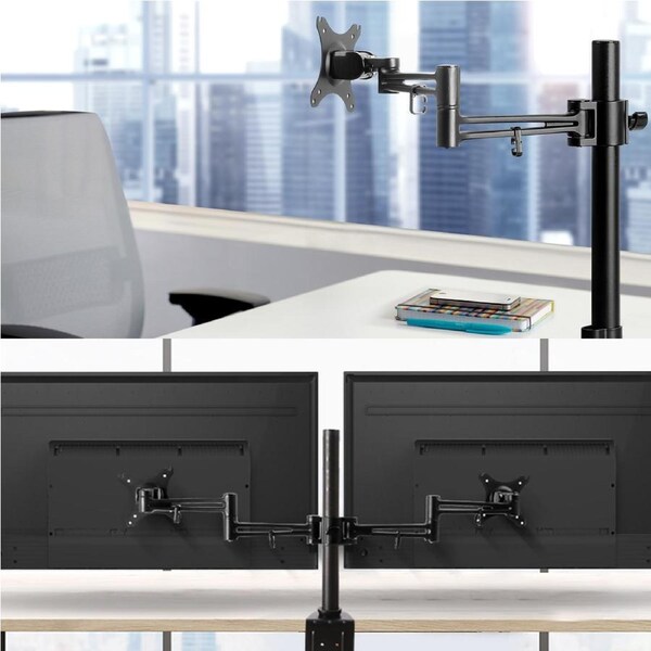 Artiss Monitor Arm Mount Single/Double Black Sinlge