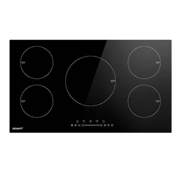 30/60/90cm Devanti Induction Cooktop Electric Cooker 90cm 5 zones