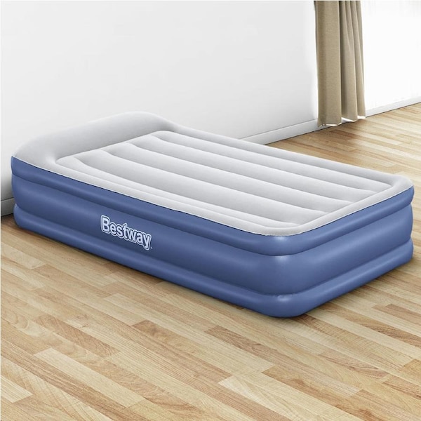Bestway Air Bed Inflatable King Queen Single Bed Mattress Sleeping Mat with Pump Model 1 - Single