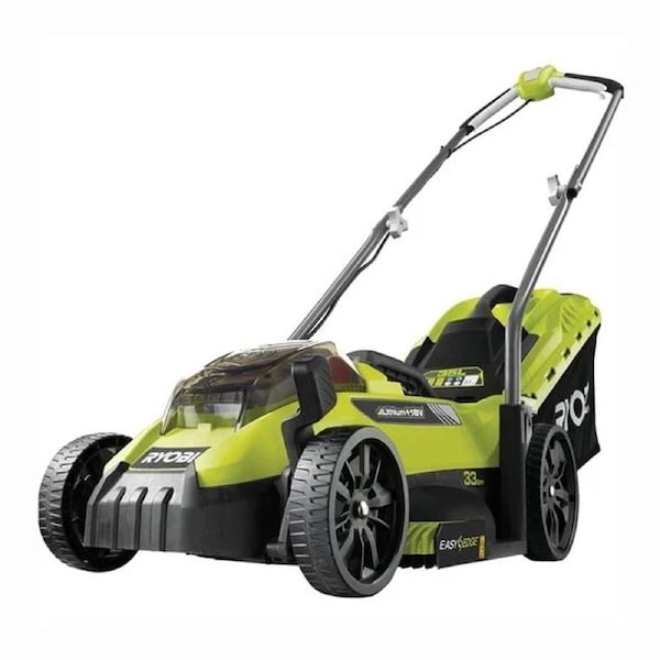 Ryobi 18V ONE+ 33cm Lawn Mower 5.0Ah Kit Black