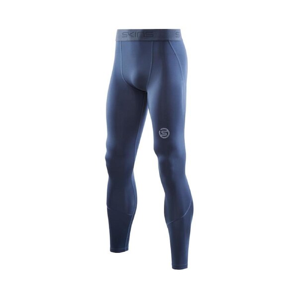 Skins Men's Series-2 Gym Clothing Long Tight Navy Blue XL
