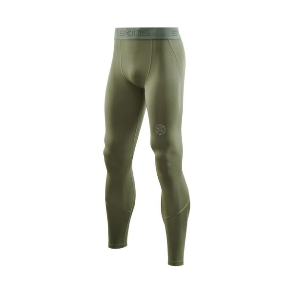Skins Men's Series-2 Gym/Crossfit Clothing Long Tight Khaki M