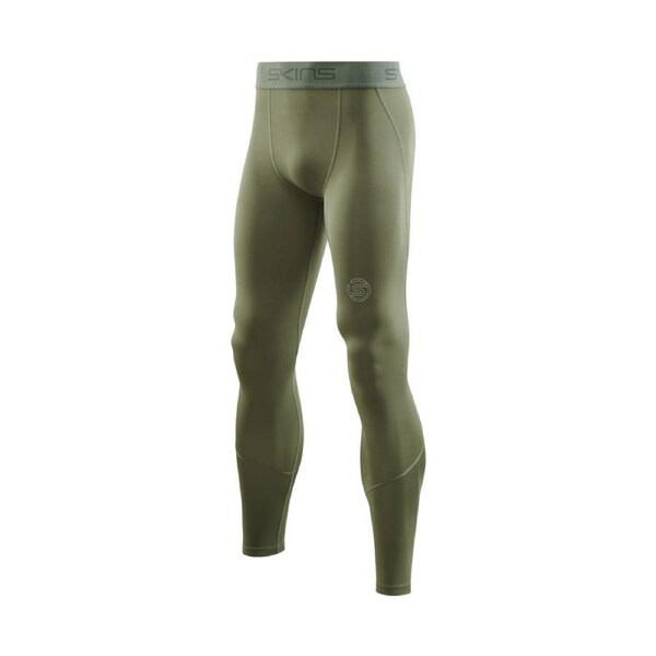 Skins Men's Series-2 Gym/Crossfit Clothing Long Tight Khaki XXL