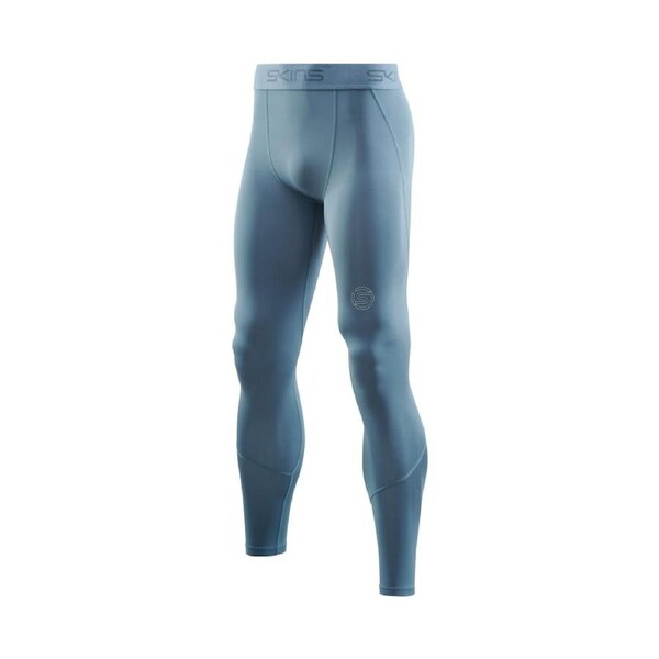 Skins Men's Series-2 Gym Clothing Long Tight Blue Grey S