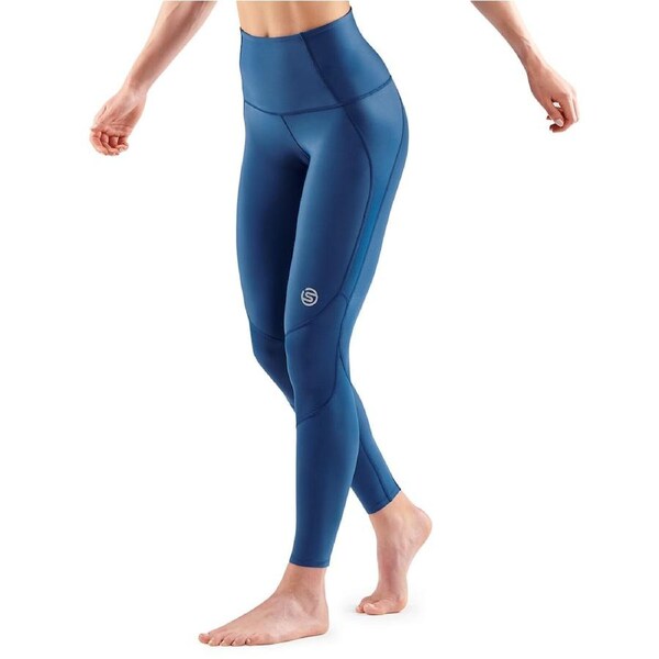 Skins Women's Series-3 Active Long Tight Skyscraper Marine Blue XS