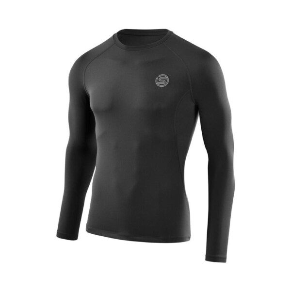 Skins Men's Series-2 Gym Clothing Mens Long sleeve Top Black M