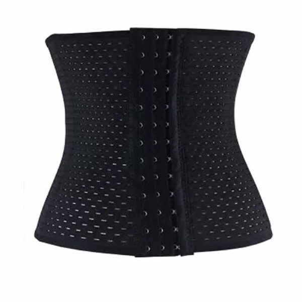 Black Mens Waist Trainer Body Shaper Tummy Girdle Belt Belly Corset XXL