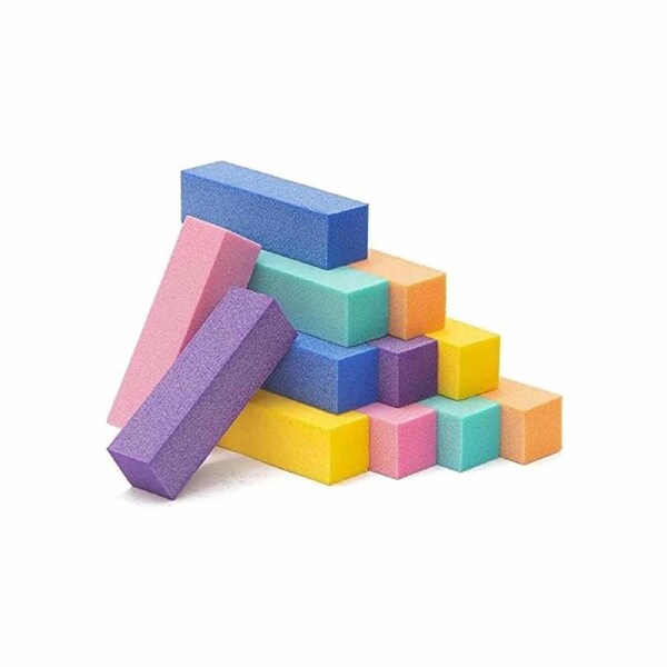 Up to 20pcs Nail File Buffer Block Sanding Sponge Acrylic Nail Art Buffing Block 10Pcs
