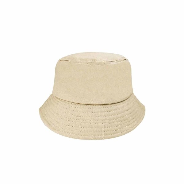 Outdoor Bucket Hat Camping Cotton Beach Unisex Fishing Hiking Women Sports Sun Beige