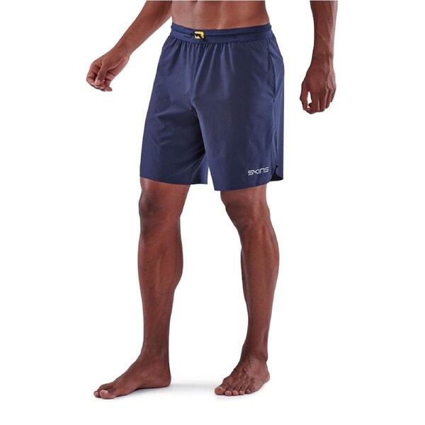Skins Men's 3-Series Activewear X-Fit Shorts Navy Blue M