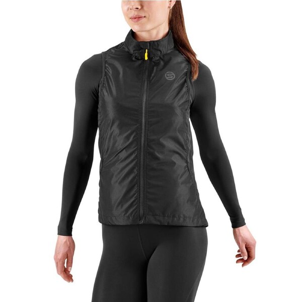 Skins Women's Series-3 Running Gilet Jacket Black S