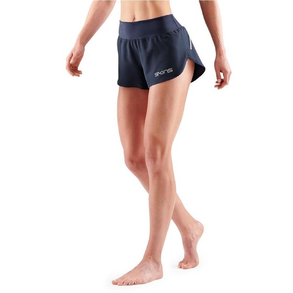 Skins Women's Series-3 Running/Gym Run Shorts Navy Blue L