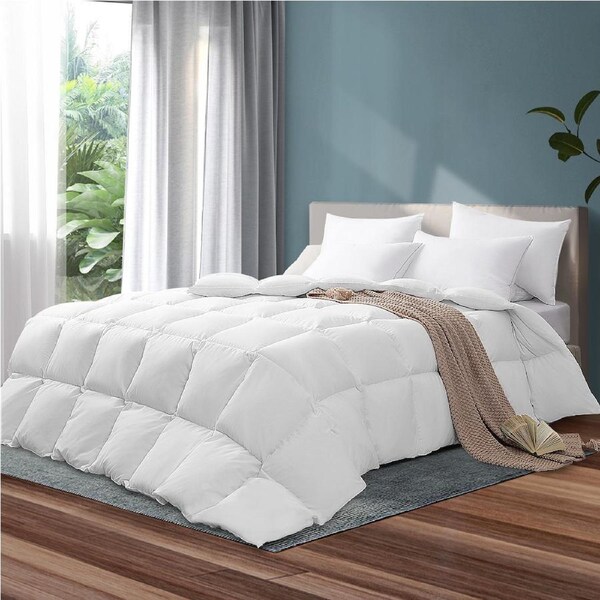 Bedra 500/700GSM Goose Down Quilt Duvet Doona Winter Summer Blanket Queen-700gsm