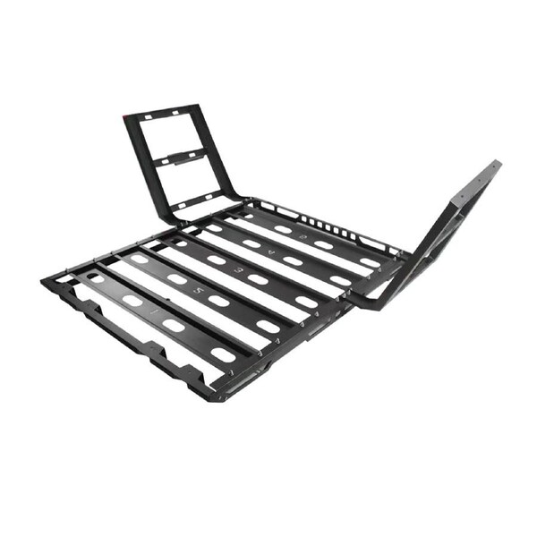 Elora Platform Roof Rack Ladder Kit for Jeep Wrangler JL Heavy-Duty Carrier Roof Rack and 2 Ladders