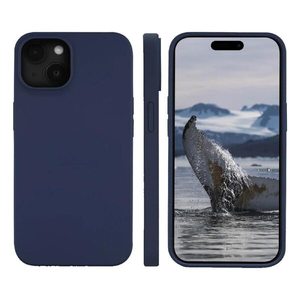 Dbramante1928 Monaco MagSafe iPhone 15 Plus Silicone Case - Blue Blue