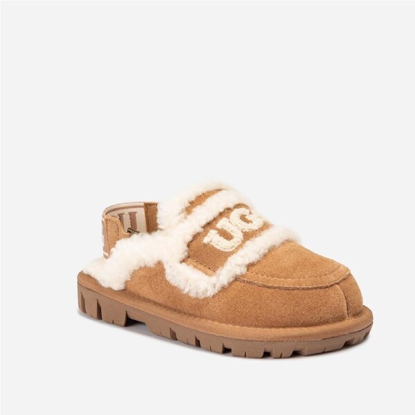 Ugg Kids Violet Shearling Slipper (Detachable Feature) EU25 / AU5/6 / 145mm / Sand