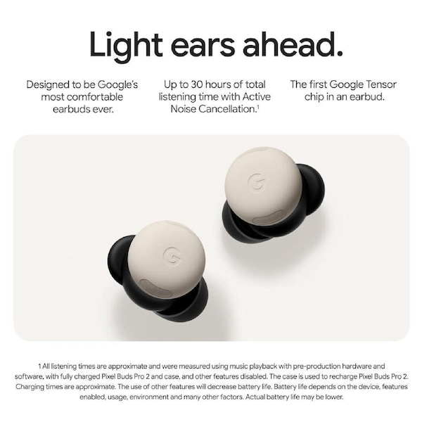 Google Pixel Buds Pro 2 ANC Earbuds Black