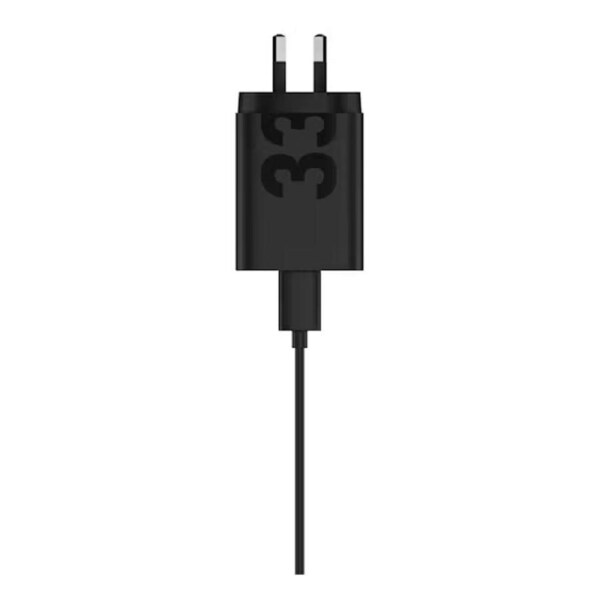 Motorola TurboPower Charger 33W USB-A to C 1m Cable - Black Black