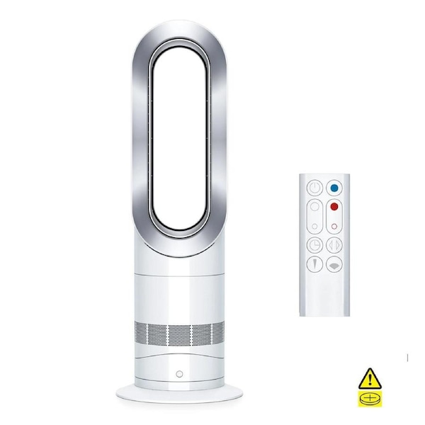 Dyson AM09 Hot+Cool Fan Heater 464812-01 - White/Silver Black
