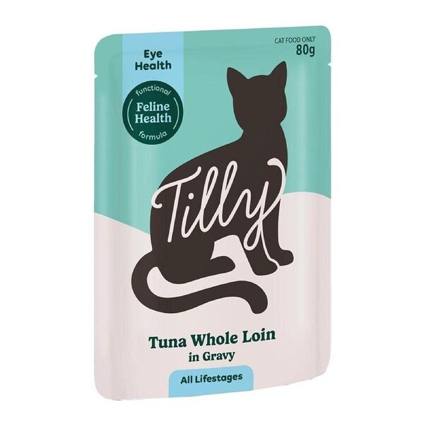 Tilly Eye Health Tuna Whole Loin in Gravy Wet Cat Food 80g 80g