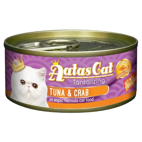 Aatas Tantalizing Tuna & Crab in Jelly Wet Cat Food 80g