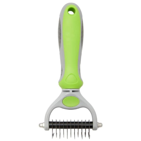 Lexi & Me Cat Dematting Brush Green