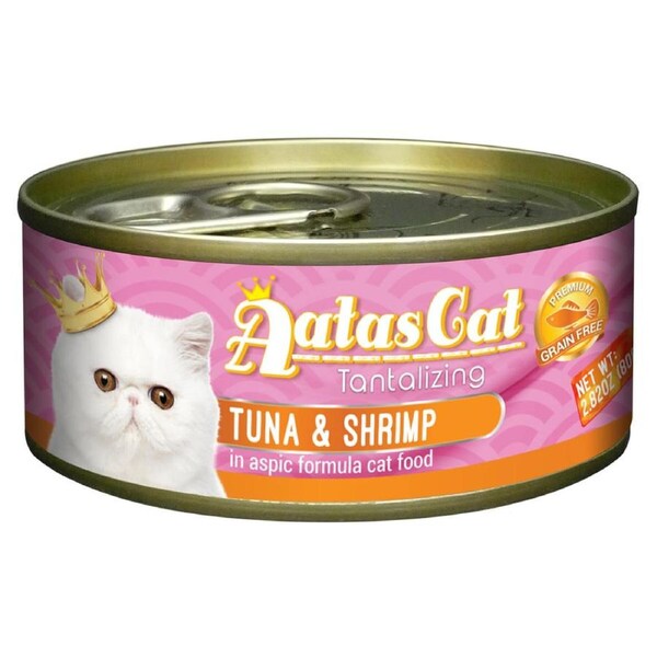 Aatas Tantalizing Tuna & Shrimp in Jelly Wet Cat Food 80g 80g