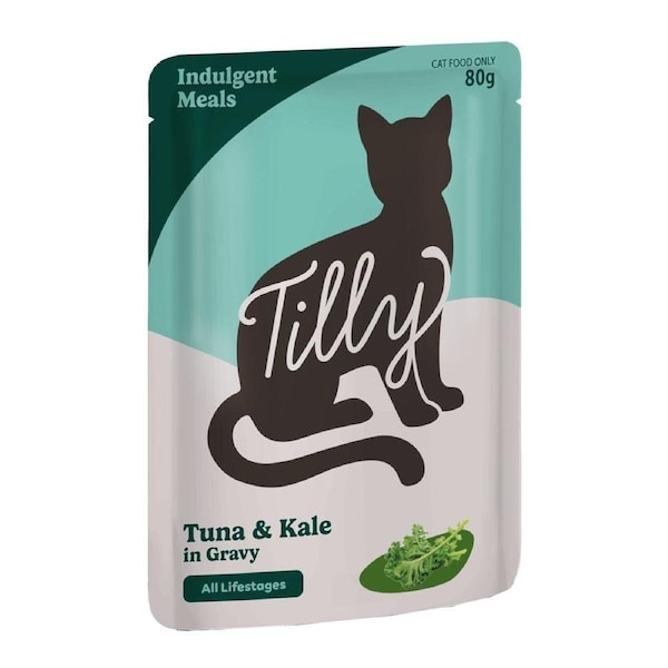 Tilly Indulgent Meals Tuna & Kale in Gravy Wet Cat Food 80g 80g