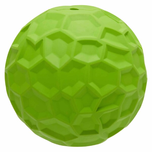 Lexi & Me Rubber Toy Green Dog Treat Ball Green