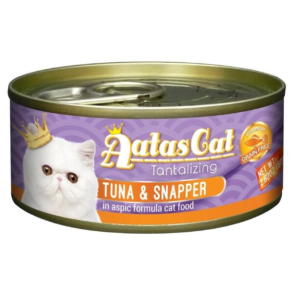 Aatas Tantalizing Tuna & Snapper in Jelly Wet Cat Food 80g 80g